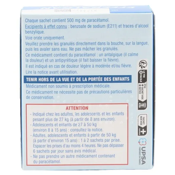 Efferalgan 500 mg fruits rouges stick