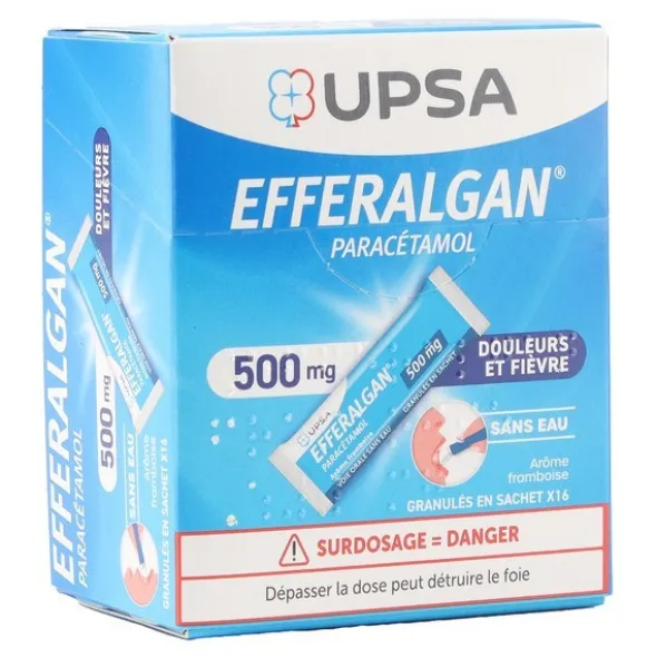 Efferalgan 500 mg fruits rouges stick