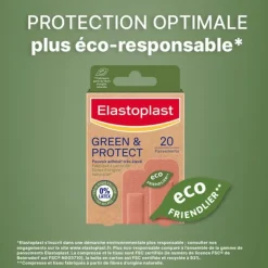 Elastoplast Green & protect pansements prédécoupés