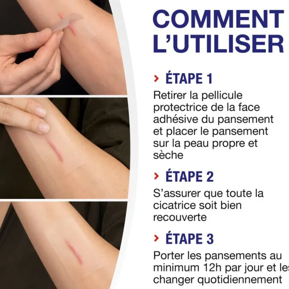 Elastoplast réducteur de cicatrices pansements