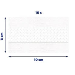 Elastoplast Sensible bandes de pansement à découper 10 cm x 6 cm