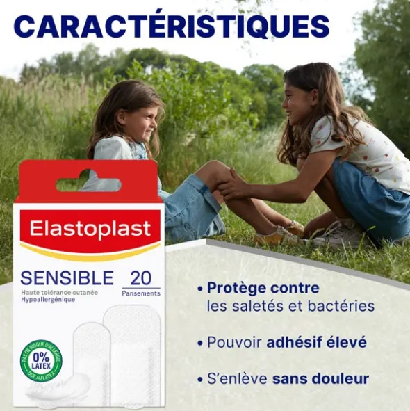 Elastoplast Sensitive 20 pansements