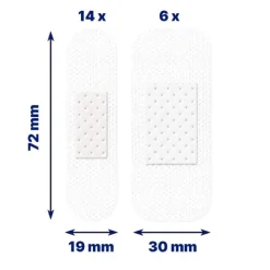 Elastoplast Sensitive 20 pansements