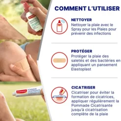 Elastoplast spray antiseptique pour les plaies
