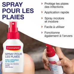 Elastoplast spray antiseptique pour les plaies
