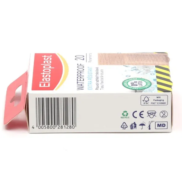 Elastoplast Waterproof Extra résistant pansements prédécoupés