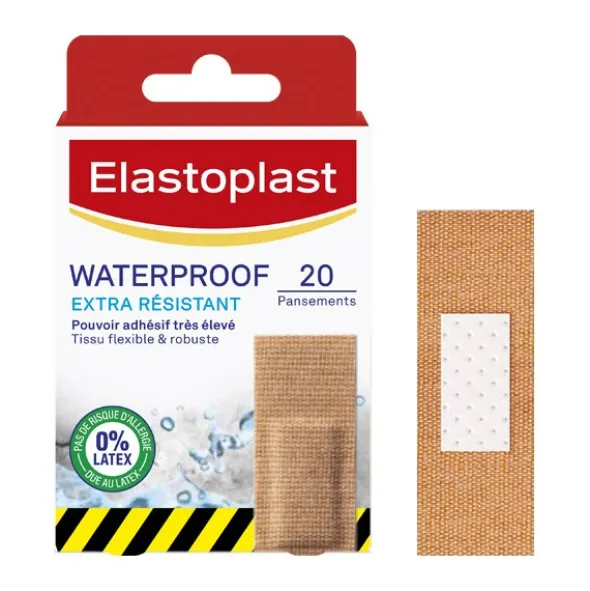 Elastoplast Waterproof Extra résistant pansements prédécoupés