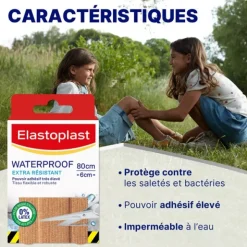 Elastoplast waterproof Extra résistant bandes de 10 x 6 cm