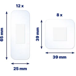 Elastoplast Waterproof pansements assortis