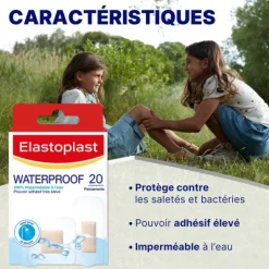 Elastoplast Waterproof pansements assortis
