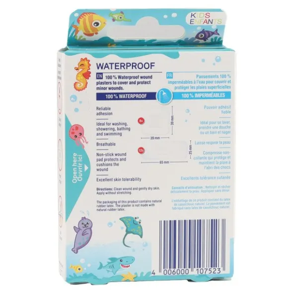 Elastoplast Waterproof Pansements imperméables enfant