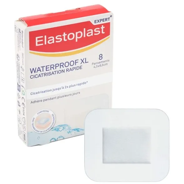 Elastoplast Waterproof XL cicatrisation rapide pansement