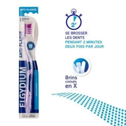 Elgydium Anti-Plaque brosse à dents medium
