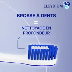 Elgydium Brosse à dents 4 en 1 souple