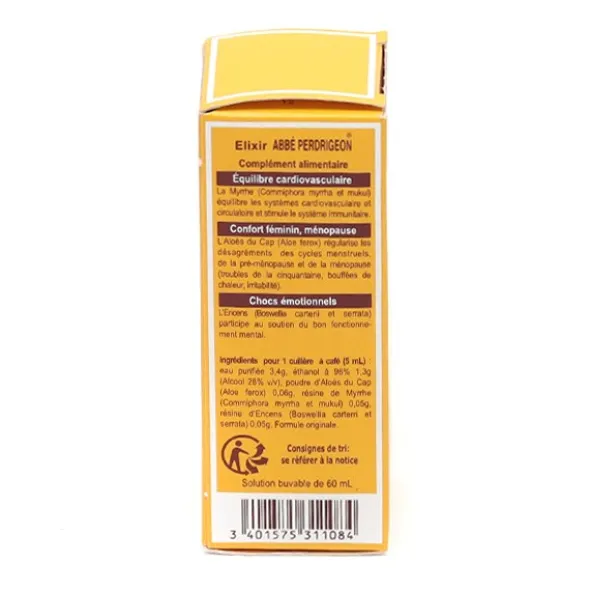 Elixir de l'Abbé Perdrigeon solution buvable