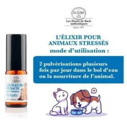 Elixirs and Co Fleurs de Bach Animaux stressés spray bio