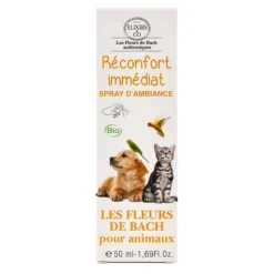 Elixirs and Co Fleurs de Bach Animaux Spray Réconfort immédiat
