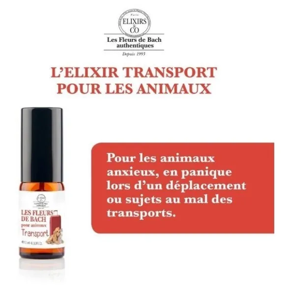 Elixirs and Co Fleurs de Bach Animaux spray Transport bio