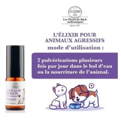 Elixirs and Co Fleurs de Bach Animaux agressifs spray bio