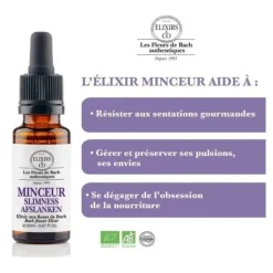 Elixirs and Co Fleurs de Bach Minceur gouttes bio