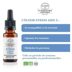 Elixirs and Co Fleurs de Bach Stress gouttes Bio