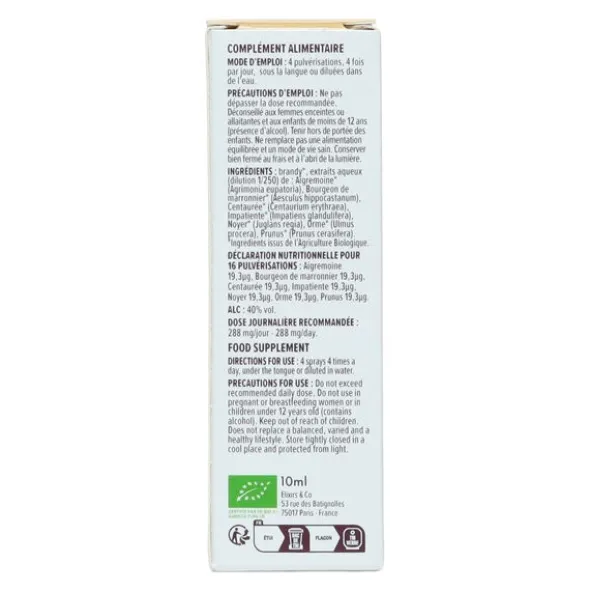 Elixirs and Co Fleurs de Bach Stop Tabac spray buccal bio