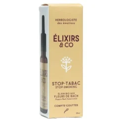 Elixirs and Co Fleurs de Bach Stop Tabac gouttes bio