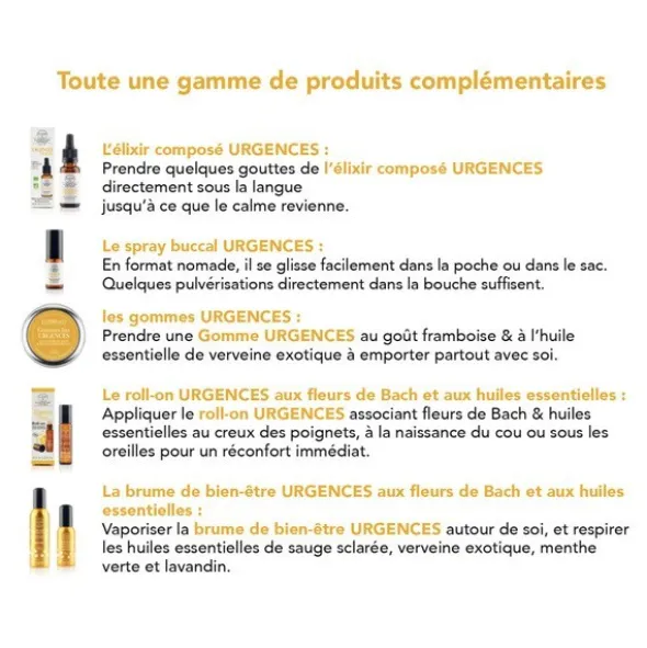 Elixirs and Co Fleurs de Bach Urgences spray buccal bio