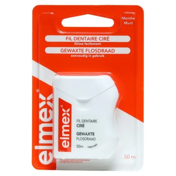 Elmex fil dentaire ciré 50 m