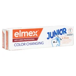 Elmex Junior dentifrice anti caries professional Color changing