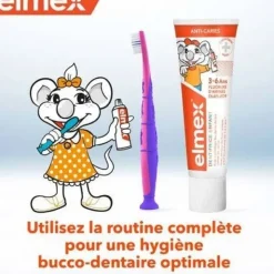 Elmex kit brosse à dents enfant