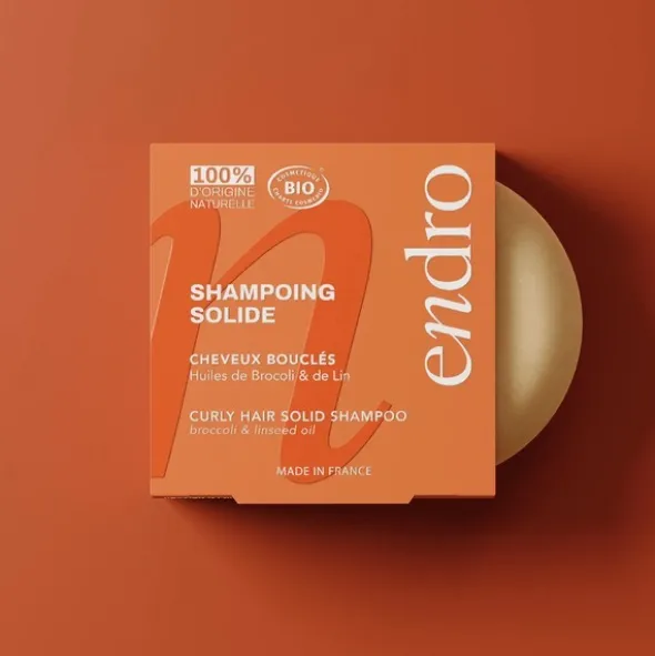 Endro Shampoing solide bio Cheveux bouclés