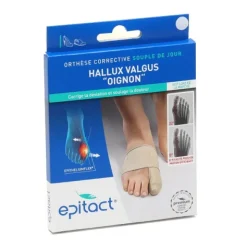 Epitact Epithelium Flex orthèse hallux valgus oignon