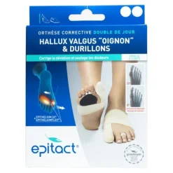 Epitact Orthèse corrective Hallux valgus double