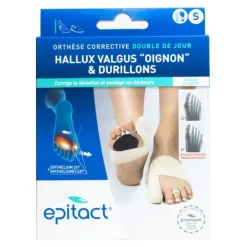 Epitact Orthèse corrective Hallux valgus double