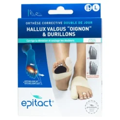 Epitact Orthèse corrective Hallux valgus double