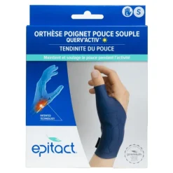 Epitact orthèse poignet pouce souple Querv Activ
