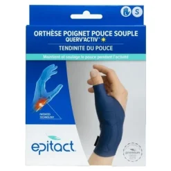 Epitact orthèse poignet pouce souple Querv Activ