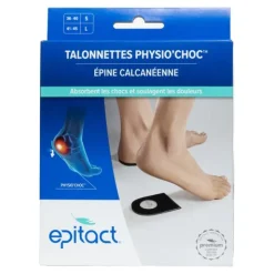 Epitact Talonnettes Physio choc pour épine calcanéenne