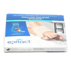 Epitact Thermoformable orthèse nuit hallux valgus
