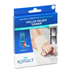 Epitact Thermoformable orthèse nuit hallux valgus