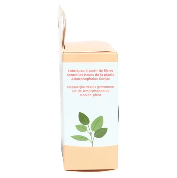 Eponge konjac charbon Act Eco