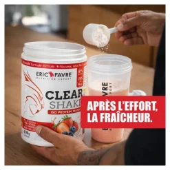 Eric Favre Clear Shake Iso Protein Water Fruits Rouges