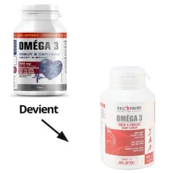 Eric Favre Oméga 3 Coeur & Cerveau capsules