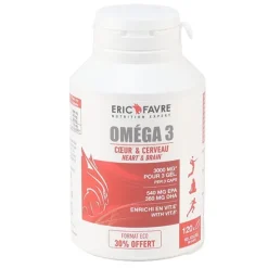 Eric Favre Oméga 3 Coeur & Cerveau capsules