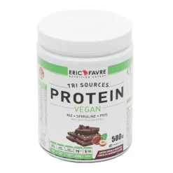 Eric Favre Protein Vegan tri sources Chocolat-noisettes