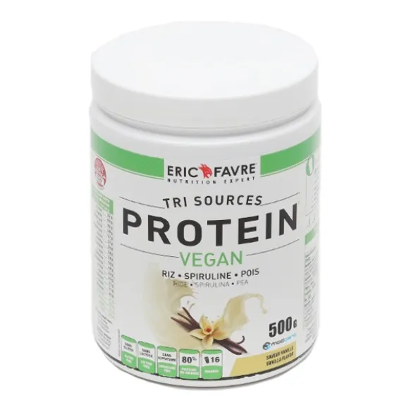 Eric Favre Protein Vegan Tri Sources Vanille