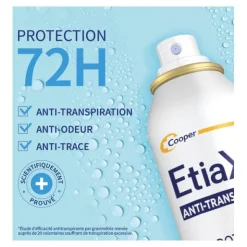 Etiaxil anti transpirant 72h Peaux sensibles spray