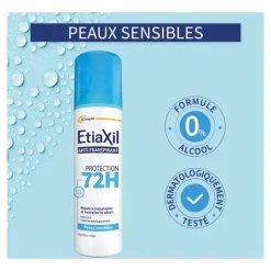 Etiaxil anti transpirant 72h Peaux sensibles spray