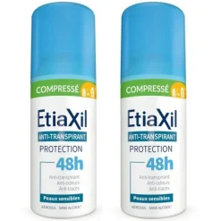 Etiaxil anti transpirant 48h Peaux sensibles spray compressé